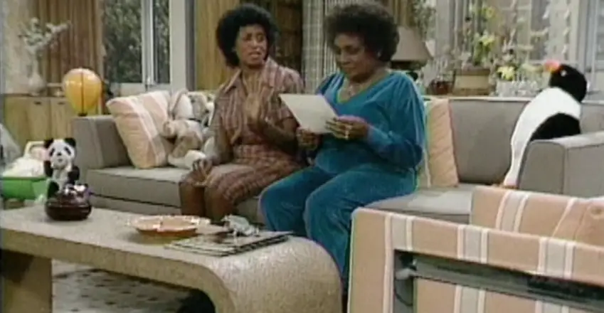 Photo of The Jeffersons’ living room got a totally ’80s makeover in later seasons