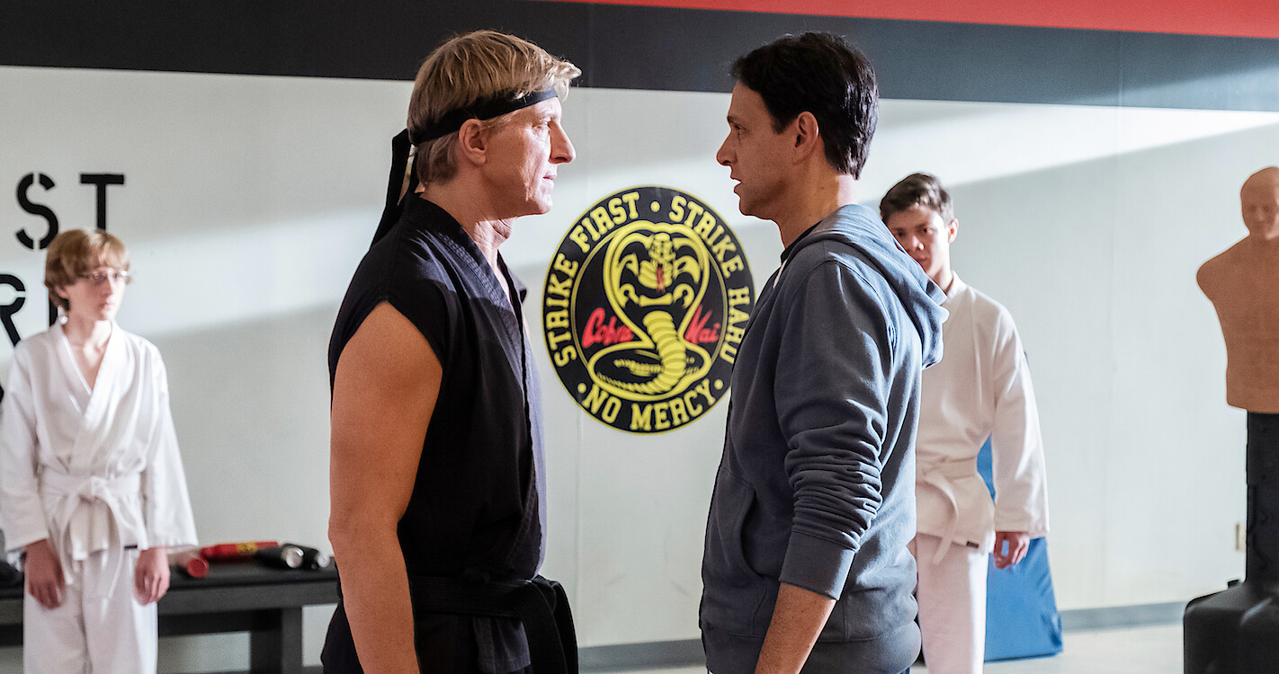 Photo of 5 Reluctantly Bromantic Moments Between ‘Cobra Kai’ Frenemies Johnny and Daniel