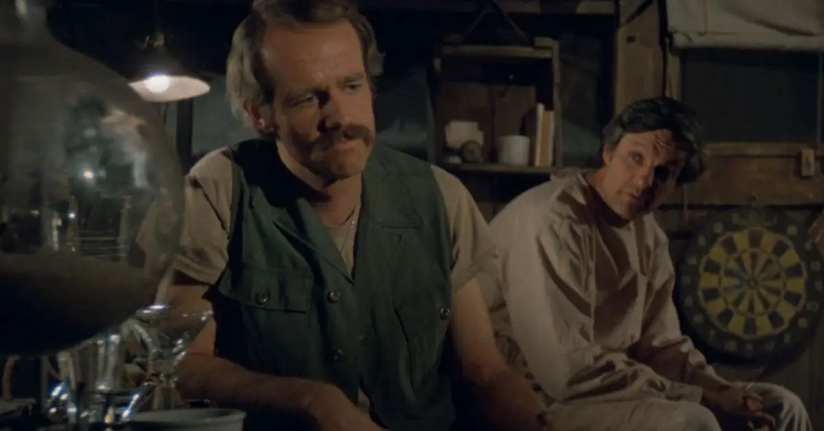 Photo of Alan Alda and Mike Farrell’s competitive friendship altered the course of this memorable M*A*S*H episode