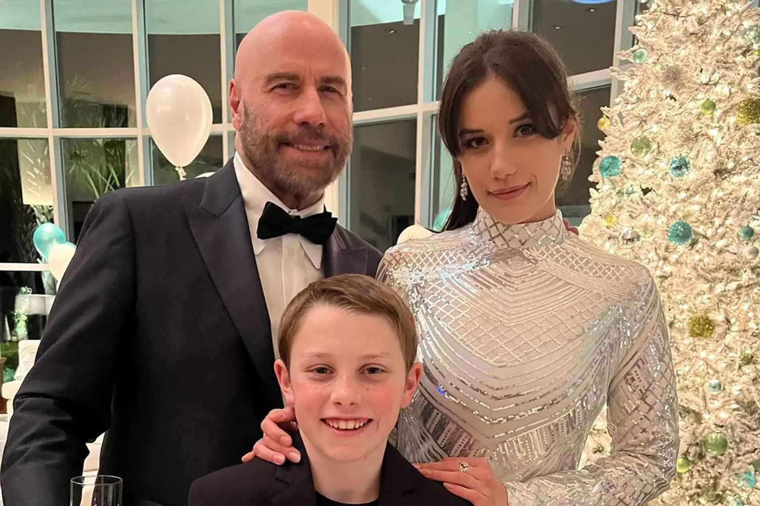 Photo of Olivia Newton-John Celebrates John Travolta’s New Year’s Eve with Kids Ella and Ben: ‘Stunning and Classy’
