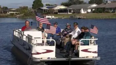 Photo of Community honors veterans during Freedom Float￼