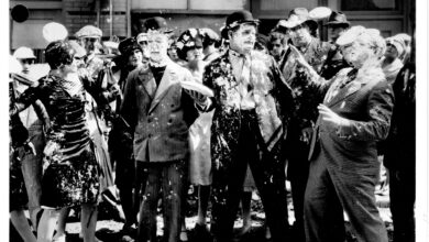 Photo of Battle of the Century (1927). The Pie Fight is sublimely vindicated.