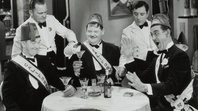 Photo of Secrets and Lies. Laurel and Hardy in “We Faw Down” (1928).